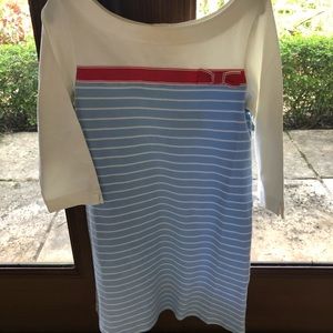 Really cute striped kids dress!